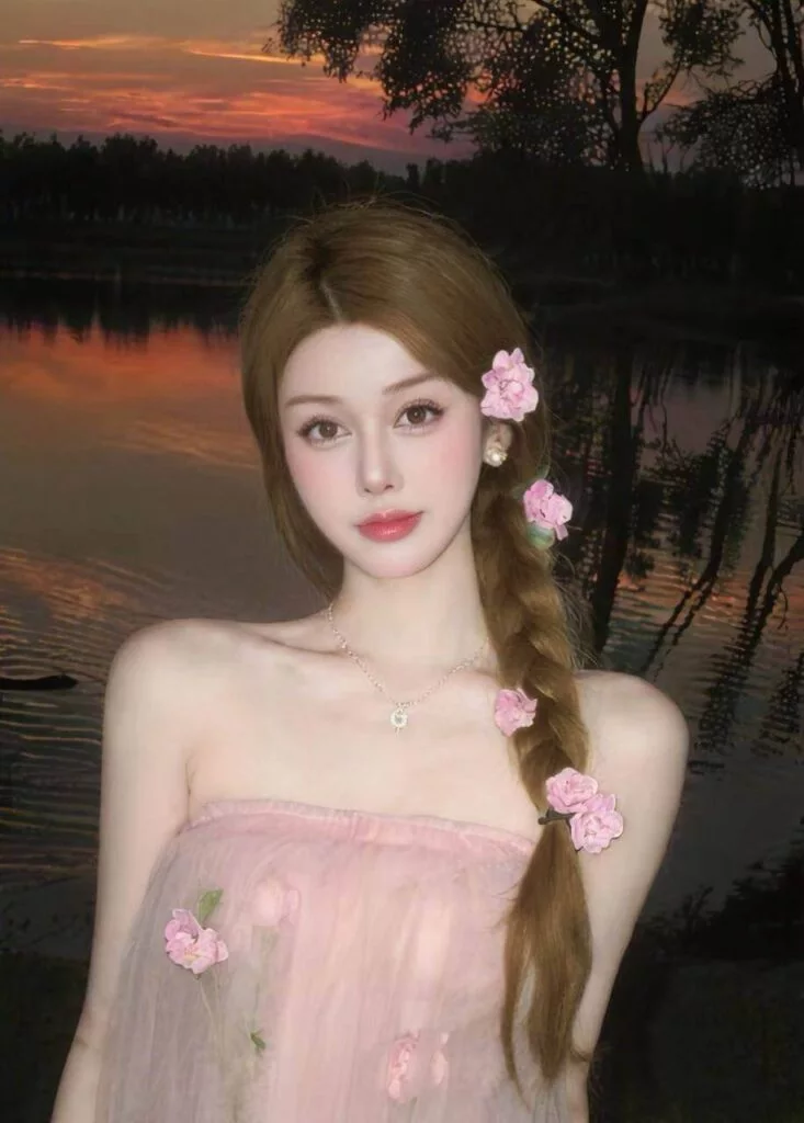 Lanna Singapore Escort standing portrait showing her 167cm height